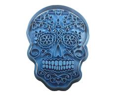 Cuticuter Calavera Mexicana 10CM Cortador de Galletas Azul