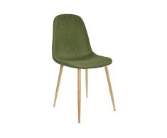 ZONS â Lote de 4 sillas de madera de Estocolmo, color verde y madera