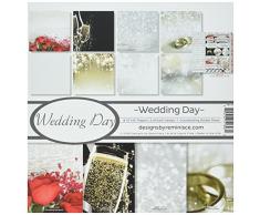 Reminisce Kit de Papel para Manualidades (30,4Â x 12-Inch-Wedding DÃ­a