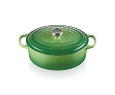 Le Creuset Cocotte oval de hierro fundido, 31 cm, 6, 3 L, Todas Las Fuentes de Calor incluso inducción, Bamboo, 21178314082430
