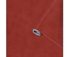 Venilia Lámina adhesiva | Terciopelo Velvet óptica Rojo | 67,5cm x 1m, Espesor 140μ | Vinilo autoadhesivo para muebles o cocina, decorativas papel pintado pared | PVC sin ftalatos | Fabricado en UE