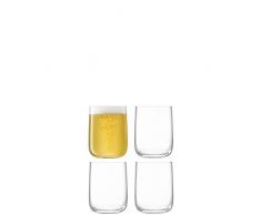 LSA Borough BG03 - Vaso de cristal, 625 ml, 4 unidades, transparente