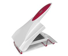 Zyliss E13075 Cortadora de Cebolla, PlÃ¡stico/Acero inoxidable, Blanco/Rojo, Picadora Manual Para Picar y Dados Cebolla y Otras Verduras, Apto Para Lavavajillas, 5 AÃ±os de GarantÃ­a