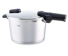 Fissler Vitaquick Olla a presiÃ³n de inducciÃ³n, 8 L y 26 cm de diÃ¡metro, acero inoxidable, tamaÃ±o grande, 2 niveles de cocciÃ³n, inducciÃ³n