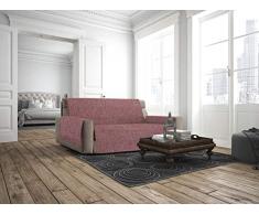 Italian Bed Linen Cubierta de sofá Anti-Deslizamiento Confort,2 Plazas, Burdeos