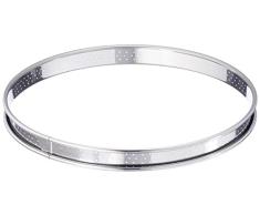 DE BUYER 3093.22 - Molde Redondo para Tarta (Bordes curvados, Perforado, 22 cm)
