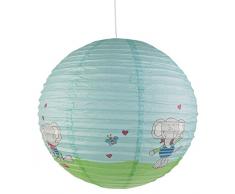 Niermann Standby - Lámpara de colgar en forma de balón, papel, Lolo Lombardo, 40 x 40 x 40 cm