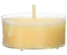 Eliana Home Conjunto 6 tealights azahar, Cera, Naranja, 10.70x7.70x1.90 cm, 6