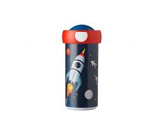 Mepal - Vaso Escolar Campus - Vaso de Bebida - Taza Escolar a Prueba de Fugas para NiÃ±os - Vaso de Bebida Reutilizable - Sin BPA y apto para Lavavajillas - 300 ml - Space