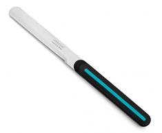 ARCOS Cuchillo pelar 4 pulgadas Acero Inoxidable, Cuchillo mesa para pelar frutas y verduras, Mango ergonómico polipropileno, Adecuado para todo tipo alimentos, Serie B-Line, Color negro y azul