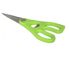 Fackelmann Tijera Cocina Multiusos 21Cm, Polipropileno, Verde Con Inserto En Gris