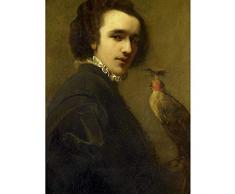 Christoffel Bisschop The Falconer Painting Unframed Wall Art Print Poster Home Decor Premium Cristo Pintura pared Pï¿½ster Casa