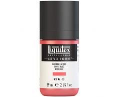 Liquitex Professional Gouache acrÃ­lico extrafino viscocidad Baja, Tubo 59 ml, Rojo fluorescente