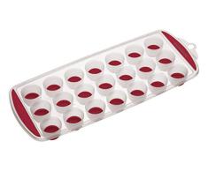 Colourworks Bandeja Flexible para Hielo, Rojo y Blanco, 51 x 7.28 x 2.17 cm