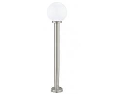 EGLO 30207 iluminación al aire libre Alumbrado de sobremuro/pie para exterior Acero inoxidable E27 60 W - Iluminación al aire libre (Alumbrado de sobremuro/pie para exterior, Acero inoxidable, Vidrio, Acero inoxidable, IP44,