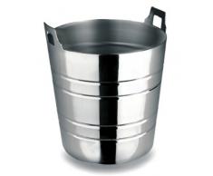 Lacor - 61319 - Enfriabotellas Conico Con Asas Incorporadas Inox. 4,75Litros