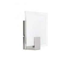 Brilliant lÃ¡mpara Sonian Aplique cuadrado hierro / blanco |Â 1x C35, E14, 40W, adecuado para lÃ¡mparas de velas (no incluidas) |Â Escala A ++ a E |Â Apto para lÃ¡mparas LED
