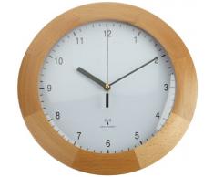 TFA 98.1065 - Reloj de Pared controlado por Radio (300 mm x 50 mm, 800 g), Marco de Madera