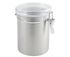 Metaltex 185311 - Bote hermetico de Acero Inoxidable, 1.30 litros, diÃ¡metro de 16 centÃ­metros