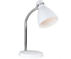 Nordlux 73065001 Cyclone - LÃ¡mpara de escritorio (bombilla E14 de 40Â W), color blanco