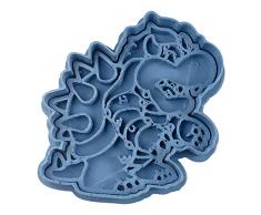 Cuticuter Bowser Mario Bros Cortador de Galletas, Azul, 8x7x1.5 cm