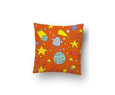 Lulu Home - Funda de Almohada, Multicolor, 45 x 45 cm