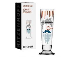 Ritzenhoff 1061010 - Vaso de chupito (40 ml, diseño de Herodenfest, número 10, redondo, multicolor, fabricado en Alemania)