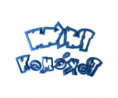 Cuticuter PokÃ©mon Cortador de Fondant, Azul, 8x7x1.5 cm