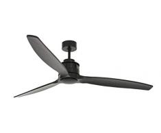 Lucci Air Airfusion Akmani - Ventilador de techo (con mando a distancia, metal, 152 cm de diÃ¡metro), color negro mate