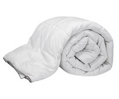 Pikolin Home - Relleno nórdico, edredón natural de plumón de oca 96%, funda 100% algodón de percal, 220 gr/m², 140 x 200 cm, cama 80/90 (Todas las medidas)