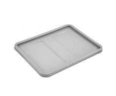 keeeper Tapa para caja de transporte Robert, 40 x 30 cm, Roberta, Gris Nordic