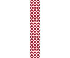 Plage Adhesivos para Azulejos y decoraciÃ³n de la Pared, Vinilo, Rojo, 15x15cm