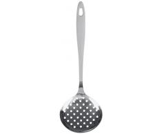 Fackelmann Espumadera Acero Inoxidable, Espumadera para fritos, Escurridor de aceite, Ã³ptimo para escurrir lÃ­quidos, Material duradero y resistente, 32x10, 5 cm, 1 ud