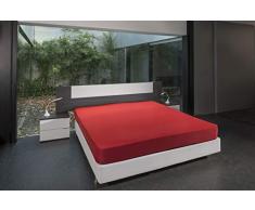 BSensible - Sábana Bajera Protectora de Tencel, Impermeable y Transpirable 140 x 200 Rojo