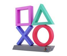 Paladone Playstation Icons XL | 3 modos de iluminación de sala de juegos reactiva | Plástico BDP, respetuoso con el medio ambiente, perfecto para el hogar, oficina y dormitorio, 75 W, multicolor