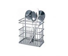 MSV Porta Cubiertos, Acero, Plateado