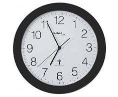 Technoline WT 8000 - Reloj de Pared Radiocontrolado, Color Negro