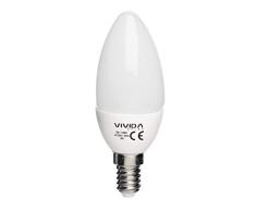 Vivida Bombilla, E14, vela LED SMD, 3Â W, 3000Â K, 240Â lm, 25000Â horas