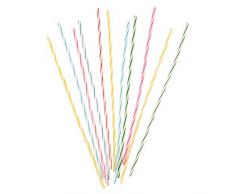 Kerzen, Zahlenkerzen, Wachsartikel Amscan Velas de Micro, 18 Centimeters, 30 Unidades