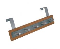 5.5x10x20 cm Metal Cromado MSV Patera 4 Ganchos Super Ventosas