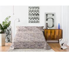 Lois Guyana Juego de Sábanas, Algodón-Poliéster, Beige, Cama DE 90 Cm