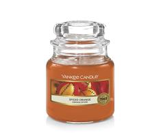 Yankee Candle Spiced Orange Vela AromÃ¡tica en Frasco PequeÃ±o, Naranja, 104g