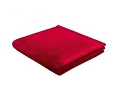 B@Home Biederlack Manta (forro polar, 150 x 200Â cm), color rojo