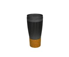 LifeStory SP Berner - Mug Cafe | Vaso con Tapa para Llevar, Taza Reutilizable - Color Gris