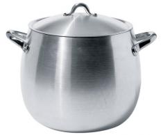 Alessi SG100/26AL Mami - Cacerola con Tapa (Aluminio, 26 cm)