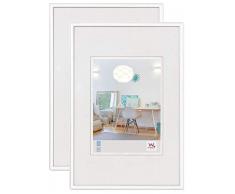walther design KV030WD Nuevo marco de fotos de plÃ¡stico Lifestyle, 20x30 cm, blanco, paquete de 2