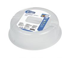 Xavax 00111017 Ergo Maxi - Tapa redonda para microondas de plástico transparente, -40°C hasta 120°C, 29 x 8.5 cm