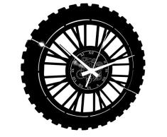 Instant Karma Clocks 71 Reloj de Pared de Vinilo Motocross Motocicleta Enduro