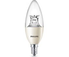 Philips Warmglow - Bombilla LED regulable, casquillo E14, 8 W, cambia entre 3 tonalidades de blanco, requiere regulador, a menor intensidad mayor calidez de luz