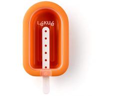 LÃ©kuÃ© Molde de Helado Classic, Silicona, Naranja, 1 Unidad